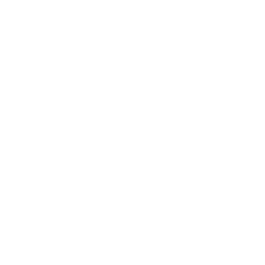 Stylised white outline icon of a ginger root with a small sprouting leaf on a transparent background, representing warming ginger in Allnord energising and circulation‑boosting formulas.​