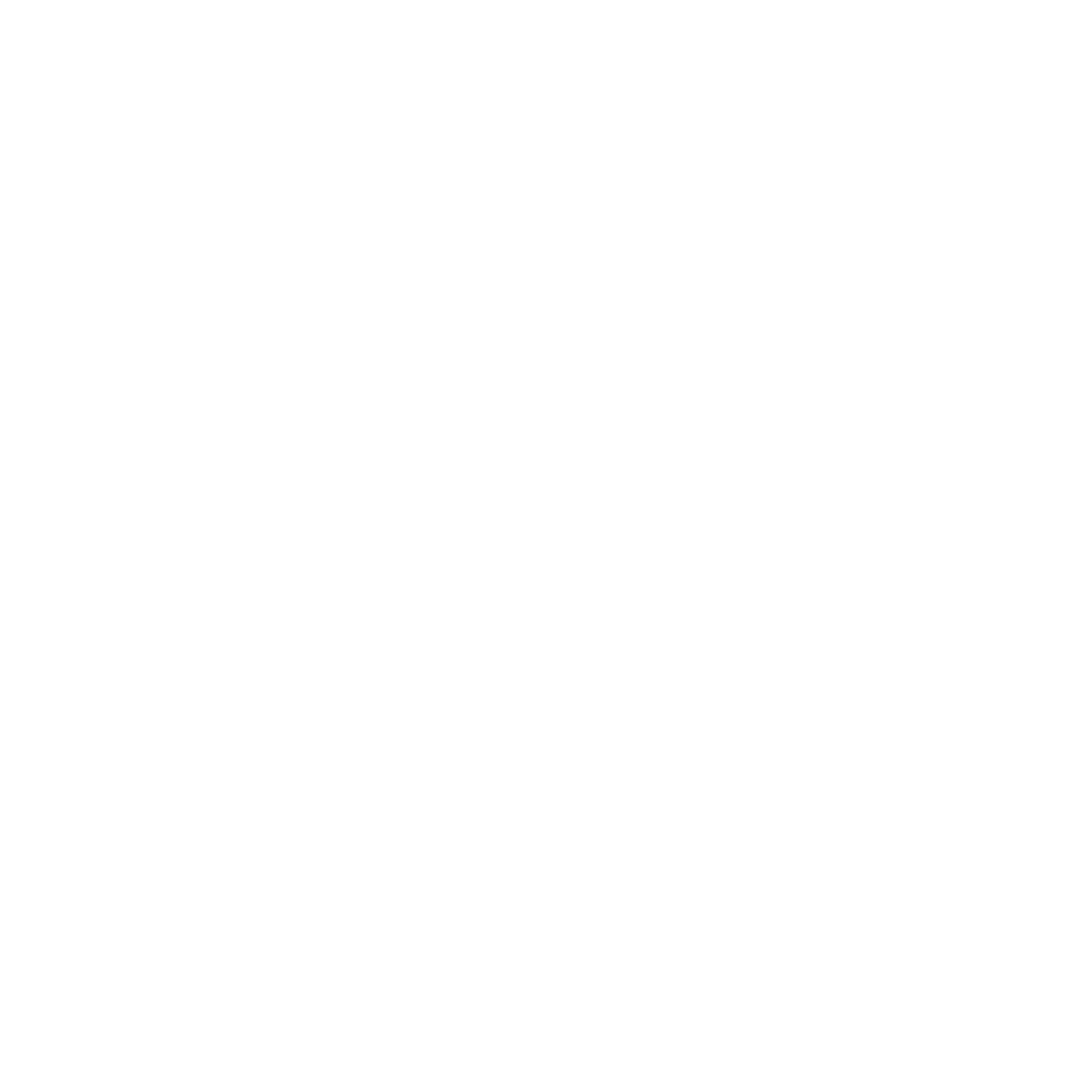 Minimal white outline icon of an open hibiscus blossom with petals and stamen on a transparent background, used to denote gentle exfoliating hibiscus acids in Allnord treatments.​